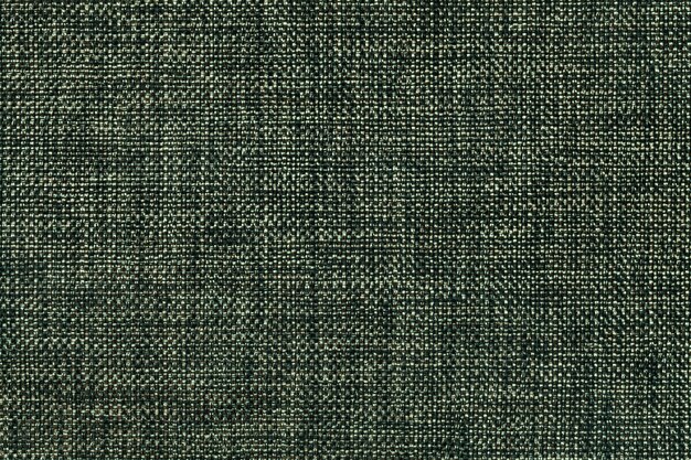 Dark green background of dense woven bagging fabric