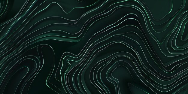 A dark green background with many lines and dots stock background