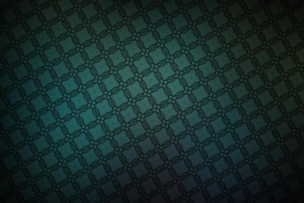 Dark green background with a pattern of geometric shapes