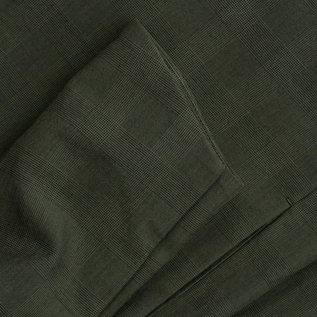 Dark green checkered textile background Prince of Wales