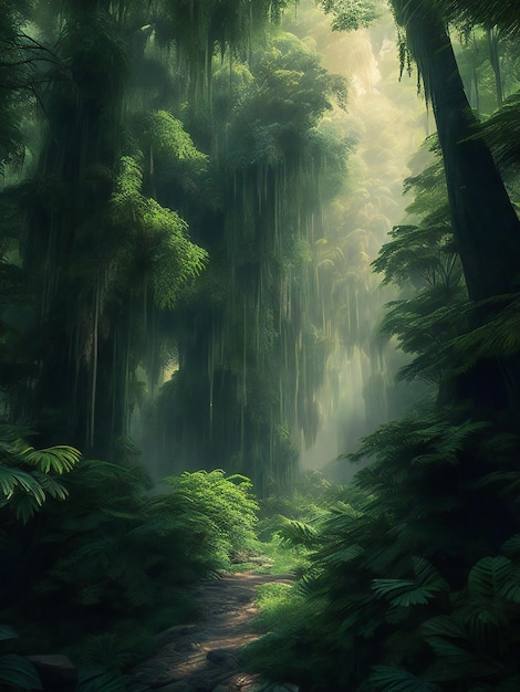 Dark Green Forest