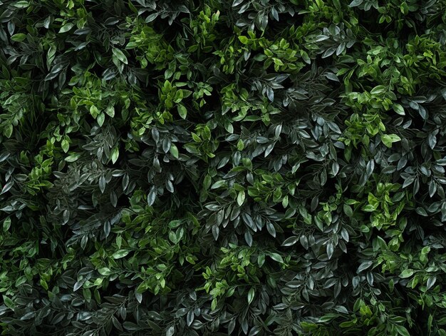 Photo dark green leaves closeup texture photo