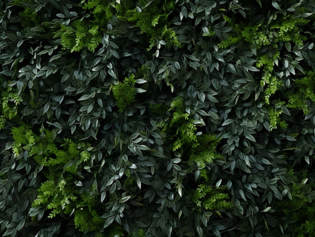 Dark green leaves closeup texture photo