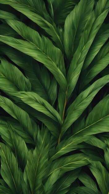 Dark green leaves pattern background natural background and wallpaper tropical abstract grass