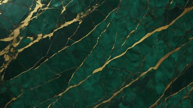 Dark green marble background with gold touch