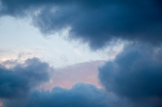 Dark and grey clouds found in the sky