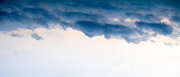 Dark and grey clouds found in the sky