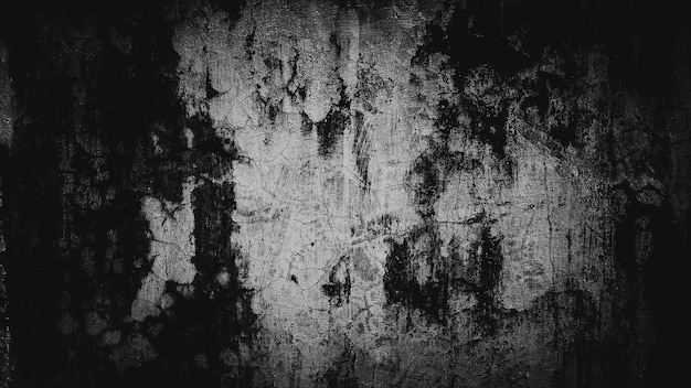Photo dark grunge black abstract cement concrete wall texture background