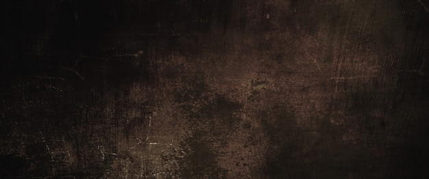 Photo dark grunge and scratched wall background texture