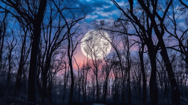 Foto la notte oscura di halloween