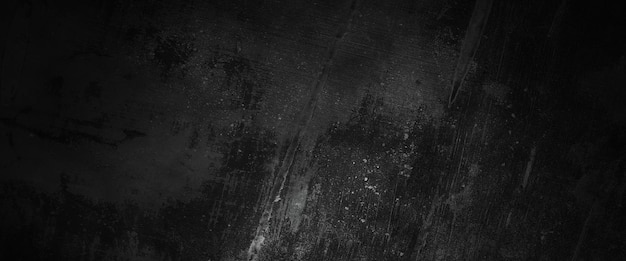 무서운 흠집이 있는 어두운 공포 시멘트 배경
