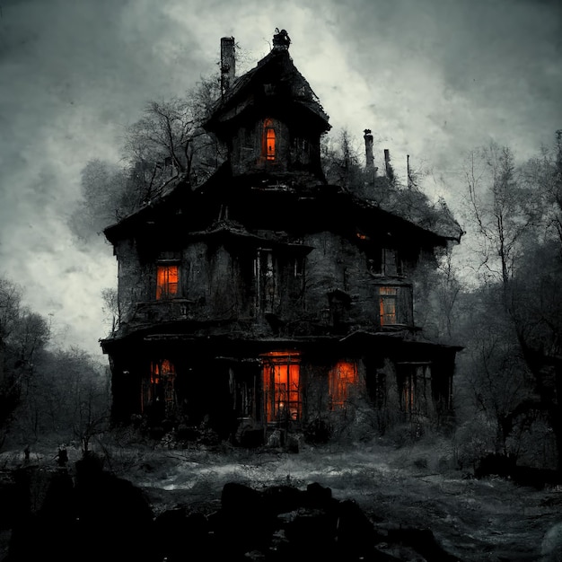 dark horror old house scary atmosphere fantastic