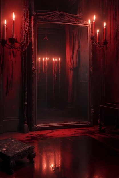 Dark Knight Blood Red Room