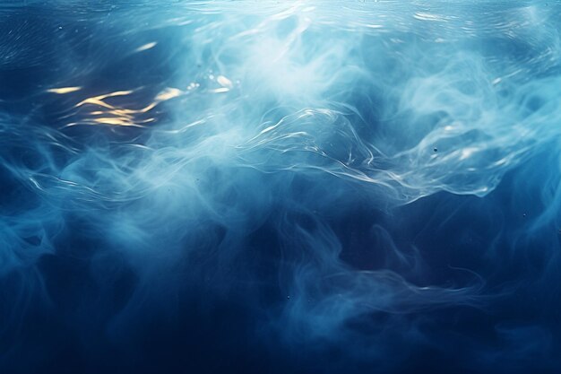 Dark lagoon blue abstract creative background design