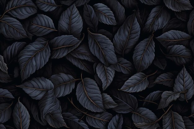 Photo dark leaf background wallpaper