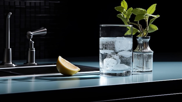 Dark And Light A Stunning Water Product Photography With Gothic Aesthetics