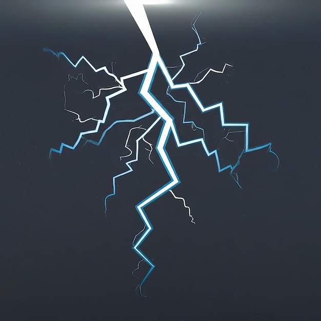 dark lightning background with neon light