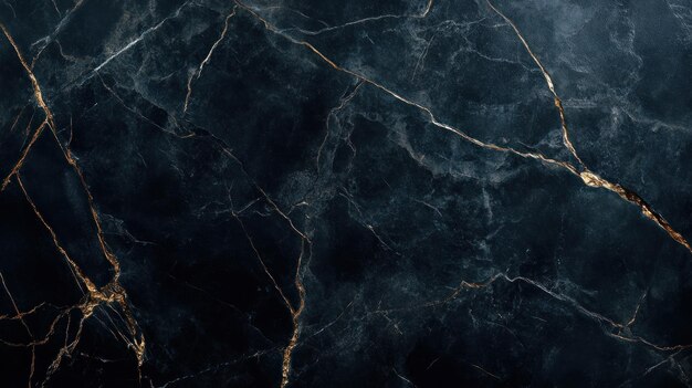 dark marble texture with golden veins