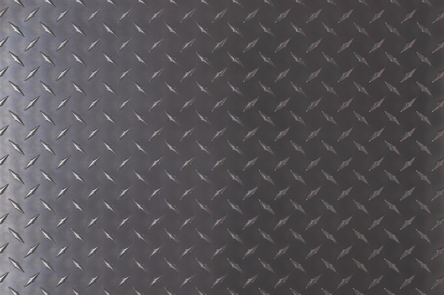 Dark metal background steel texture with diamond print