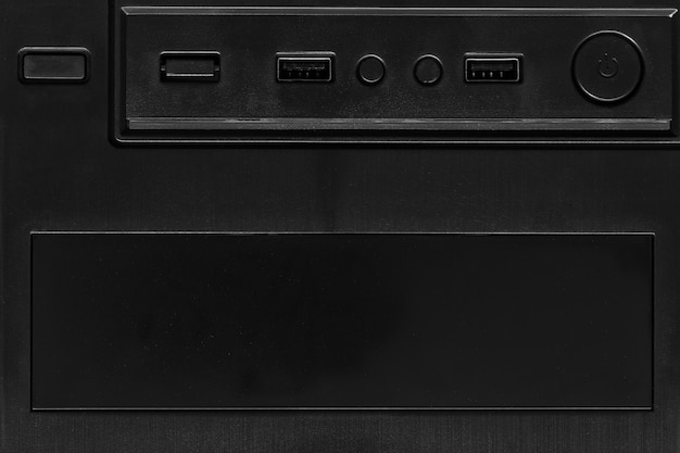 Dark metal surface of case computer background for design in your work.