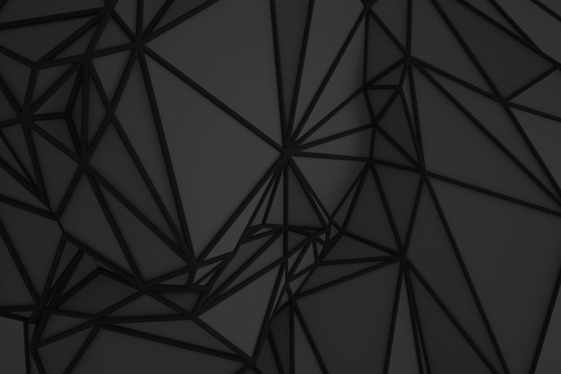 Dark monochrome minimal geometry background