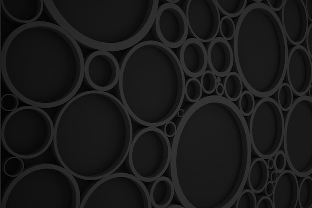 Dark monochrome minimal geometry background