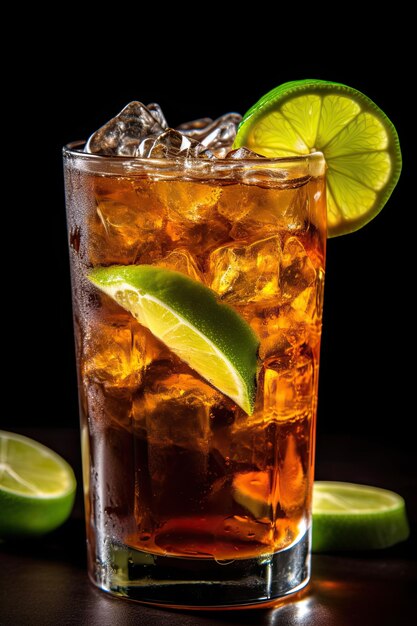 Dark N Stormy drink