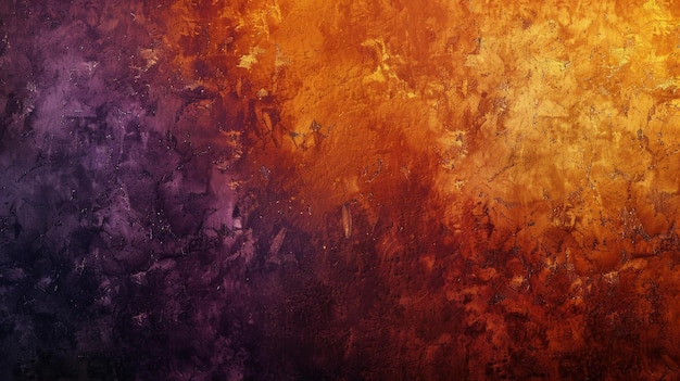 Dark orange brown purple abstract texture gradient cherry gold vintage background space for design AI Generative