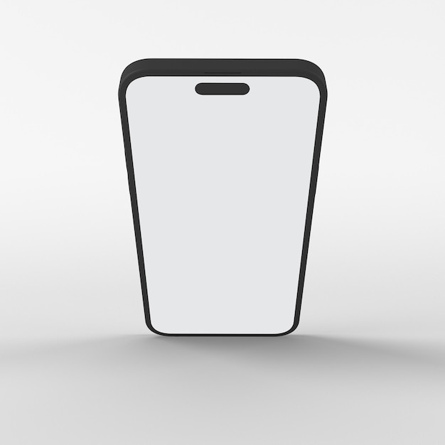 Dark Phone Pro 14 Top Side Isolated In White Background