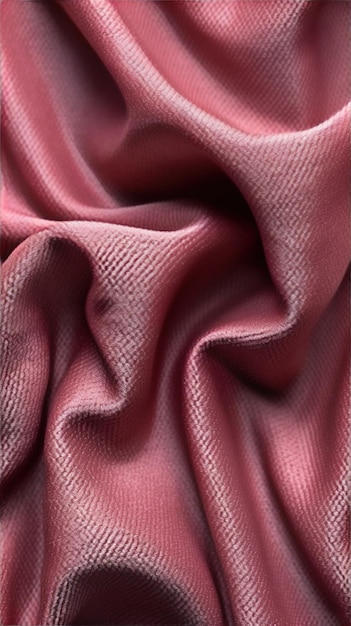 A dark pink fabric with a pattern of the word's on it