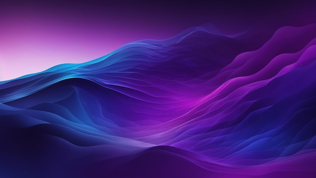 Dark Purple and Blue Abstract Wallpaper Background