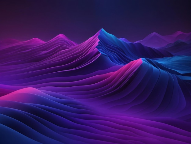 Dark Purple and Blue Abstract Wallpaper Background