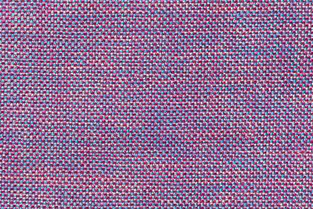 Dark purple and blue textile background. Structure of the fabric macro.