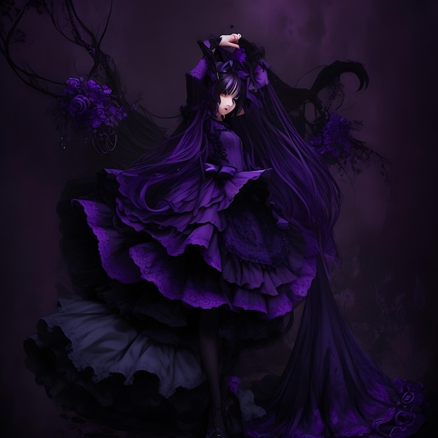 Photo dark purple