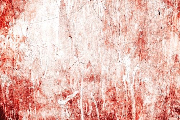 ハロウィーンのコンセプトのための古い壁に暗い赤い血