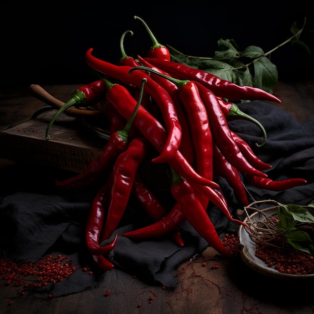 dark red chili