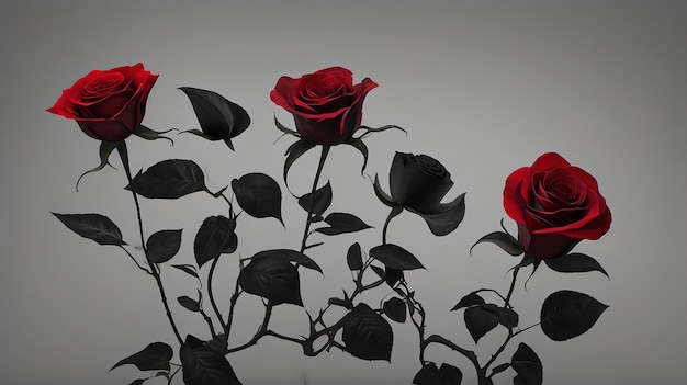 Photo dark red rose wallpaper background