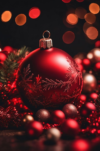 Dark red themed christmas wallpaper xmas background