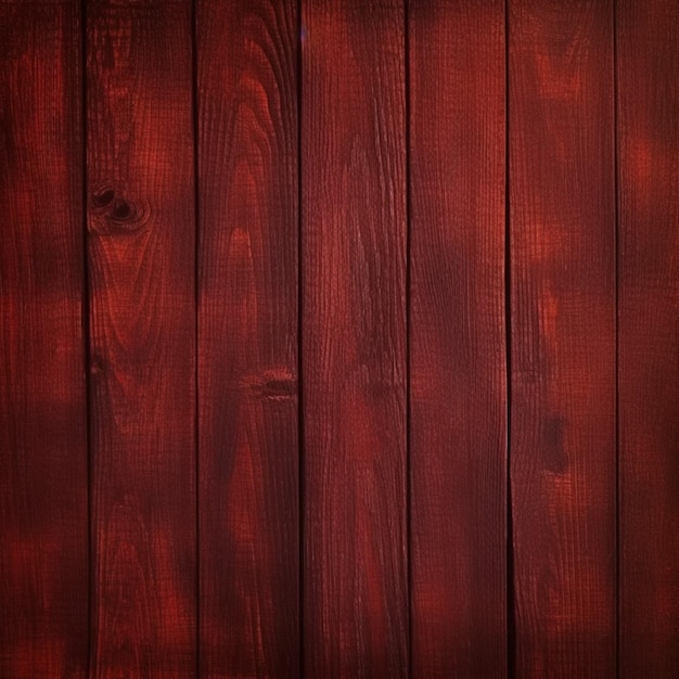 A dark red wood wall with a wooden background.