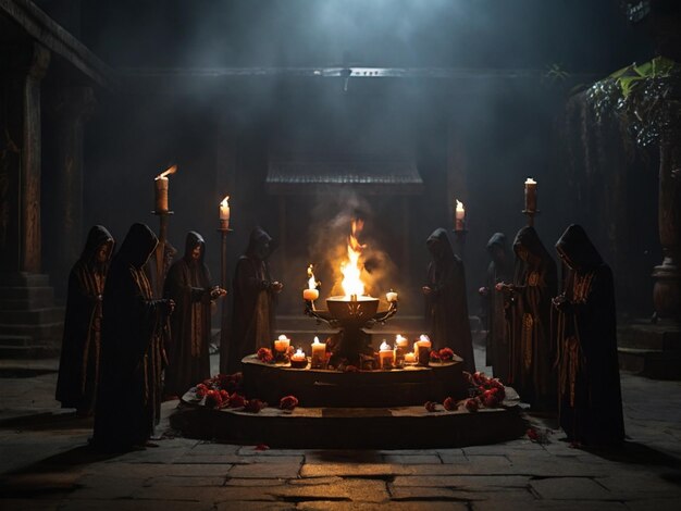 Foto rituale oscuro