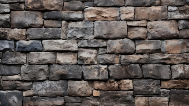 Dark rough weathered grunge rock stone wall texture background