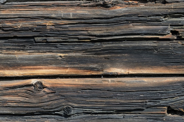 Dark Rustic House Log Wall background