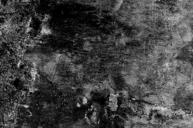テクスチャの背景のための暗い素朴な古いコンクリートの壁面