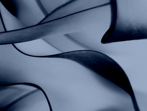 Фото Темный сатин мягкий синий абстрактный творческий дизайн фона