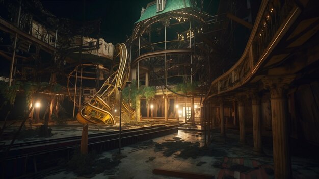 Building a Darker Version of Bioshock Infinite Scene