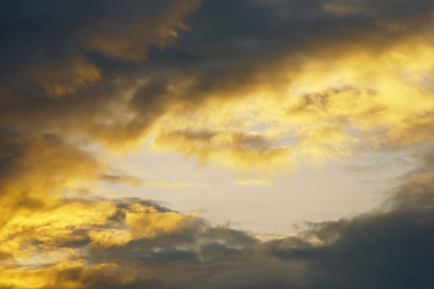 dark storm clouds before rain