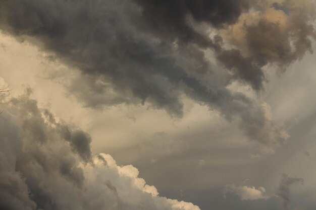 Dark storm clouds before rain