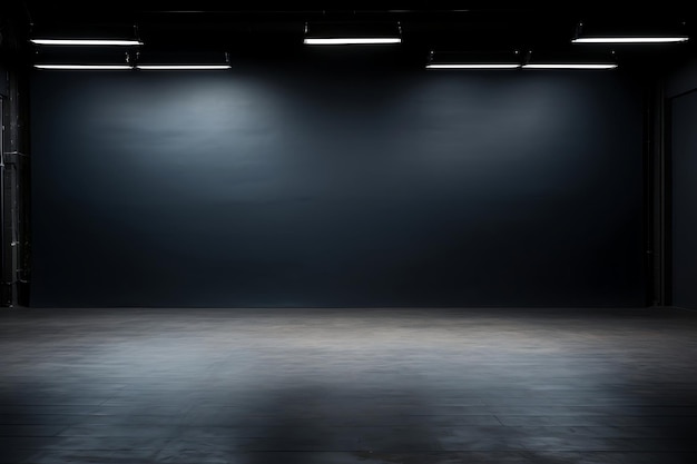 Photo dark studio room background backdrop