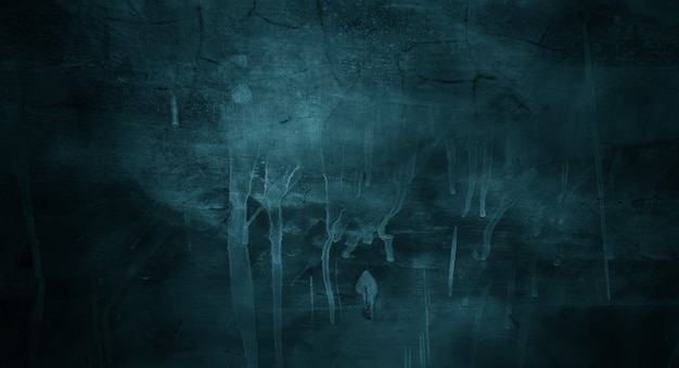 Photo dark wall halloween background concept. scary background. horror texture banner.