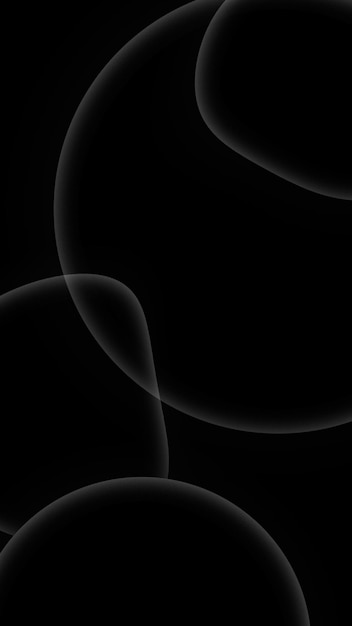 Dark wallpaper and abstract round shape